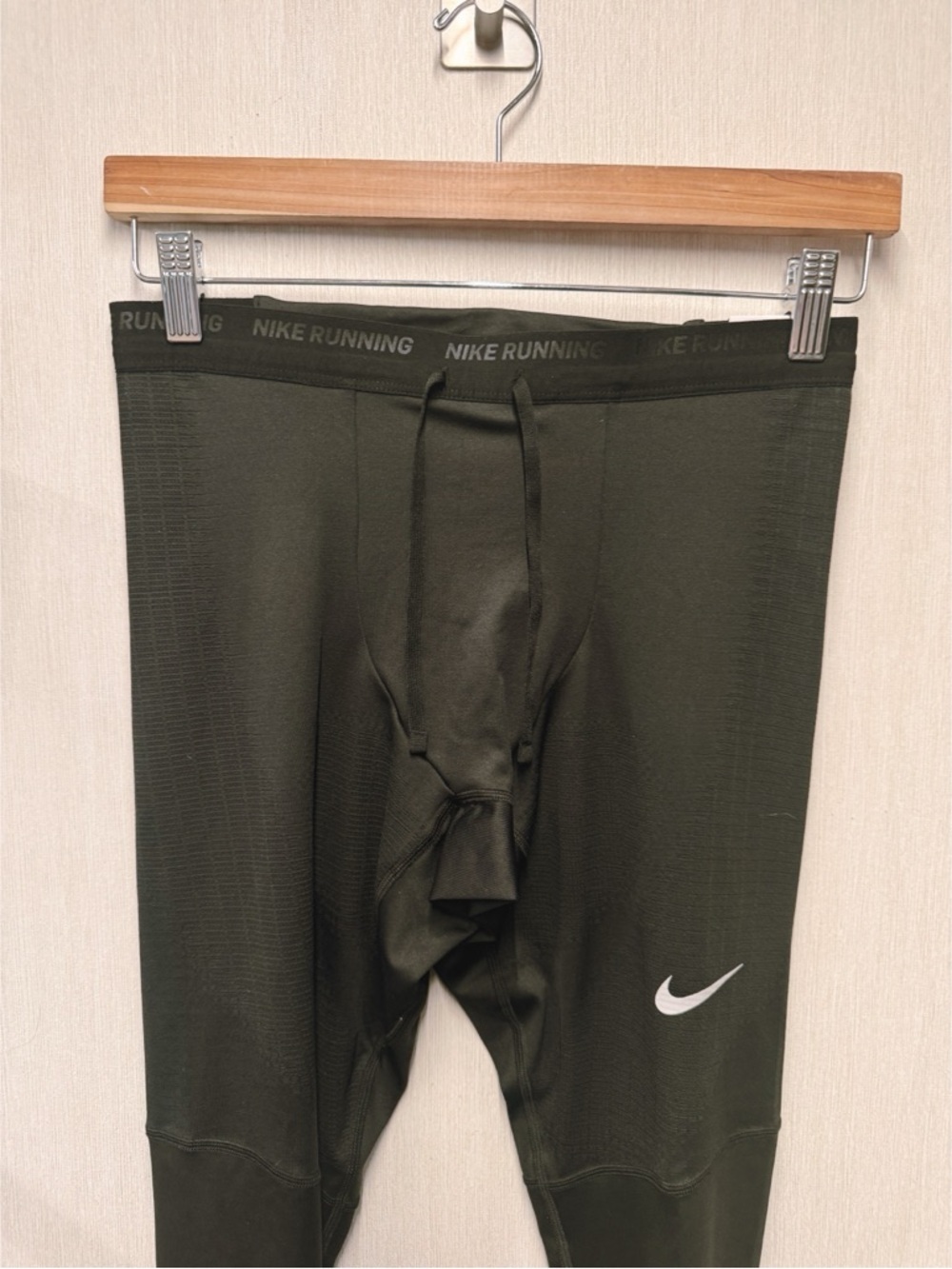 NWT Nike Men's Phenom Elite Black Running Tights Ankle Length, Size Small - Picture 3 of 9